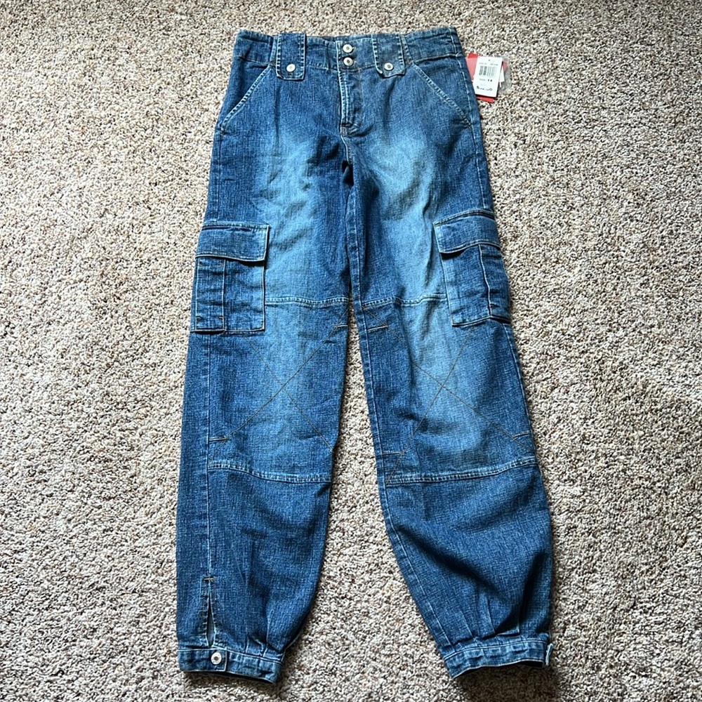 Vintage Esprit Stretch Denim Cargo Pants